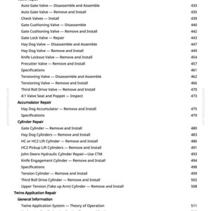 John Deere 461R, 561R technische handleiding ronde-balenpersen pdf | Direct downloaden afbeelding 5