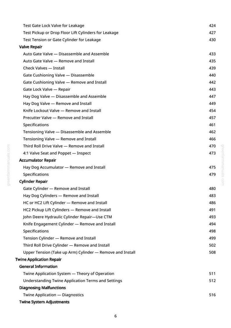 John Deere 461R, 561R technische handleiding ronde-balenpersen pdf | Direct downloaden afbeelding 5