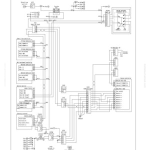 May include: Diagram of CAN 1 Communication with a machine and gateway function controller. The diagram includes text, lines, and symbols representing electrical circuits and components. The text includes "Failure Code" and "40 Troubleshooting."