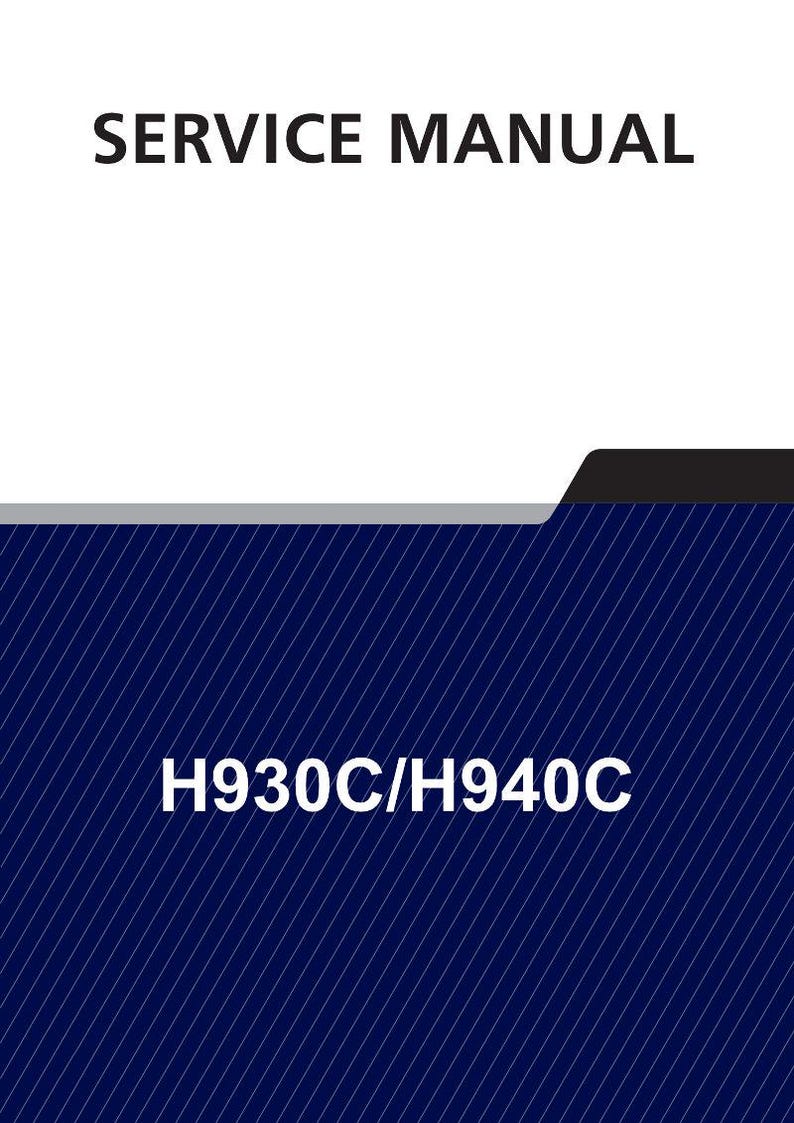 Manual de servicio de la retroexcavadora HYUNDAI H930C/H940C / PDF / Descarga instantánea imagen 1