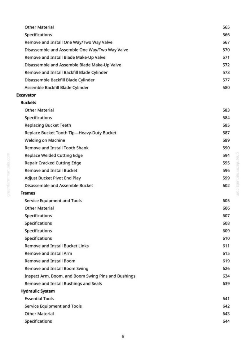 John Deere 27Zts grävmaskin reparationsmanual PDF | Serviceverkstad | Direkt nedladdning bild 11