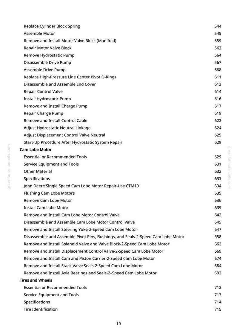 John Deere 9650 Cts skördetröska Teknisk manual PDF | Direkt nedladdning bild 9