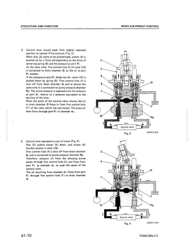 Komatsu PC300-3, PC300LC-3, PC360LC-3 Bagger Serviceanleitung Pdf Bild 6