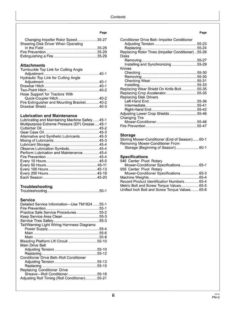John Deere 956, 946 Mower Operator Manual PDF | Owners Guide | Instant Download image 4