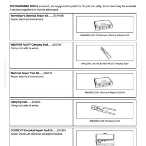 John Deere 608Fc majsaggregat Teknisk manual PDF | Direkt nedladdning bild 4