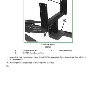 Manuel de réparation de l'andaineuse automotrice John Deere R450 PDF | Atelier d'entretien | Téléchargement instantané image 3