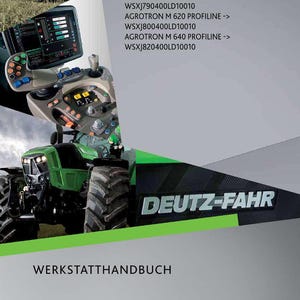 Deutz-Fahr Agrotron m610 m620 m640 profiline Tractor Workshop Manual PDF | Service Repair | Instant Download image 2