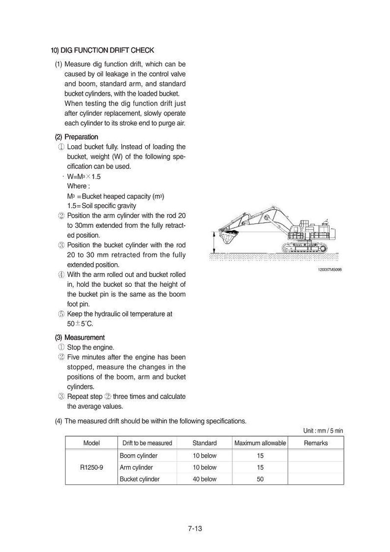 HYUNDAI R1250-9 Crawler Excavator Service Manual | PDF | Instant Download image 4