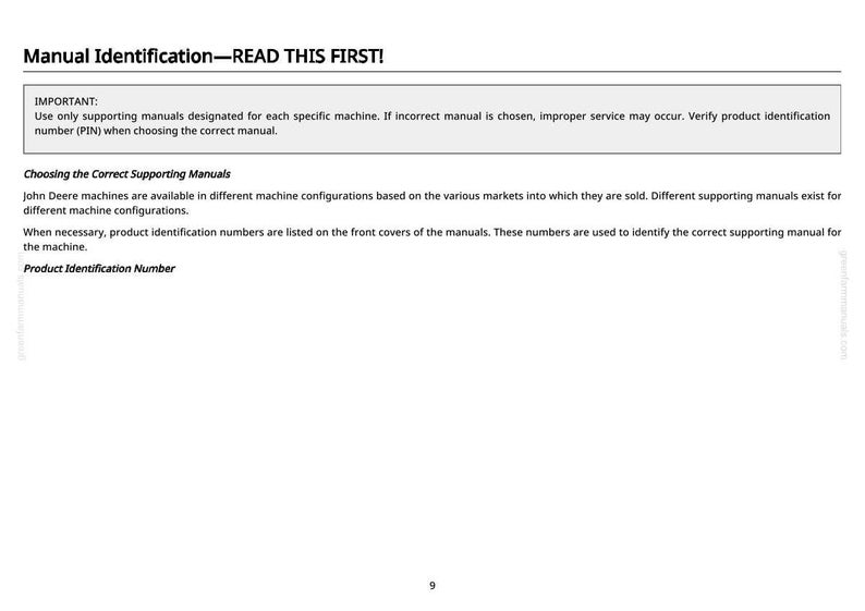 John Deere 326 P 4Wd lastare reparationsmanual PDF | Serviceverkstad | Direkt nedladdning bild 10