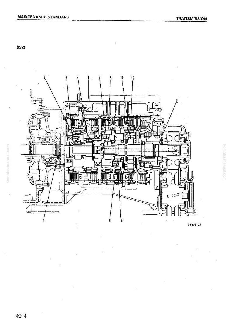 Komatsu WD500-3 Hjullastare 6D140-2 Motor Servicemanual PDF bild 10