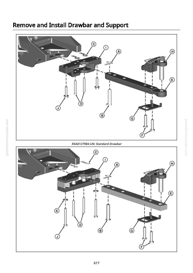 K&ouml;nnte beinhalten: Diagramm, das den Aus- und Einbau einer Anh&auml;ngerkupplung und einer Halterung zeigt. Das Bild zeigt die Komponenten, einschlie&szlig;lich Schrauben, Halterungen und der Anh&auml;ngerkupplung. Der Text oben lautet "Anh&auml;ngerkupplung und Halterung aus- und einbauen".