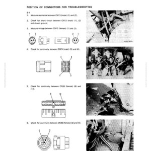Komatsu PC300-3, PC300LC-3, PC360LC-3 Bagger Serviceanleitung Pdf Bild 8