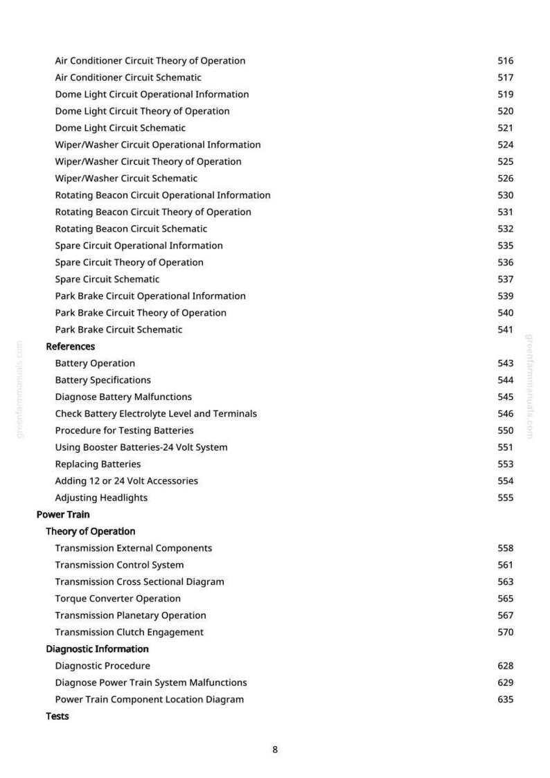 Peut inclure: Une page de manuel avec une liste de sujets sur les syst&egrave;mes &eacute;lectriques et m&eacute;caniques automobiles. Les sujets incluent la climatisation, l'&eacute;clairage, les freins et les composants de la transmission. La page comprend &eacute;galement une liste de r&eacute;f&eacute;rences et de tests.