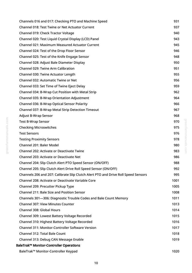Teknisk manual för John Deere 450 M, 450 M förskärare och 550 M balpress i PDF-format | Direkt nedladdning bild 10