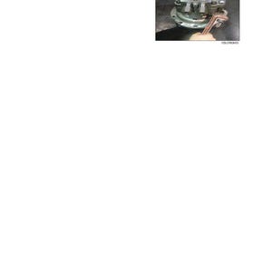 May include: Image shows the assembly of a level gauge. A pipe wrench is used to assemble the parts. The text in the image says to wrap teflon tape around the tap part of the level gauge assembly.