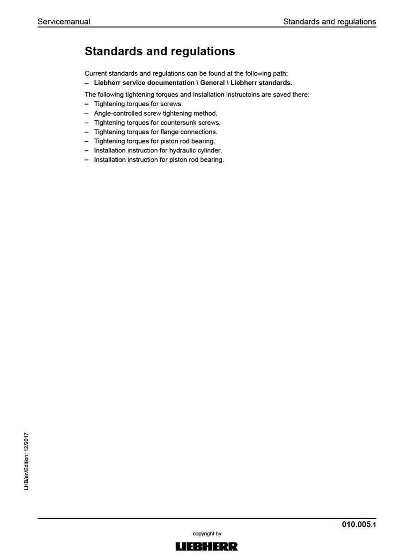 Manual de servicio en PDF para la excavadora hidráulica Liebherr A924 Rail Litronic F D LH 1191 / Reparación en taller / Descarga instantánea imagen 9