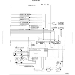 May include: Technical diagram showing hydraulic system components, such as "Travel pressure SW" and "Main valve." Text includes "10 Structure, function and maintenance standard." The diagram is on a white background with various labels and lines.
