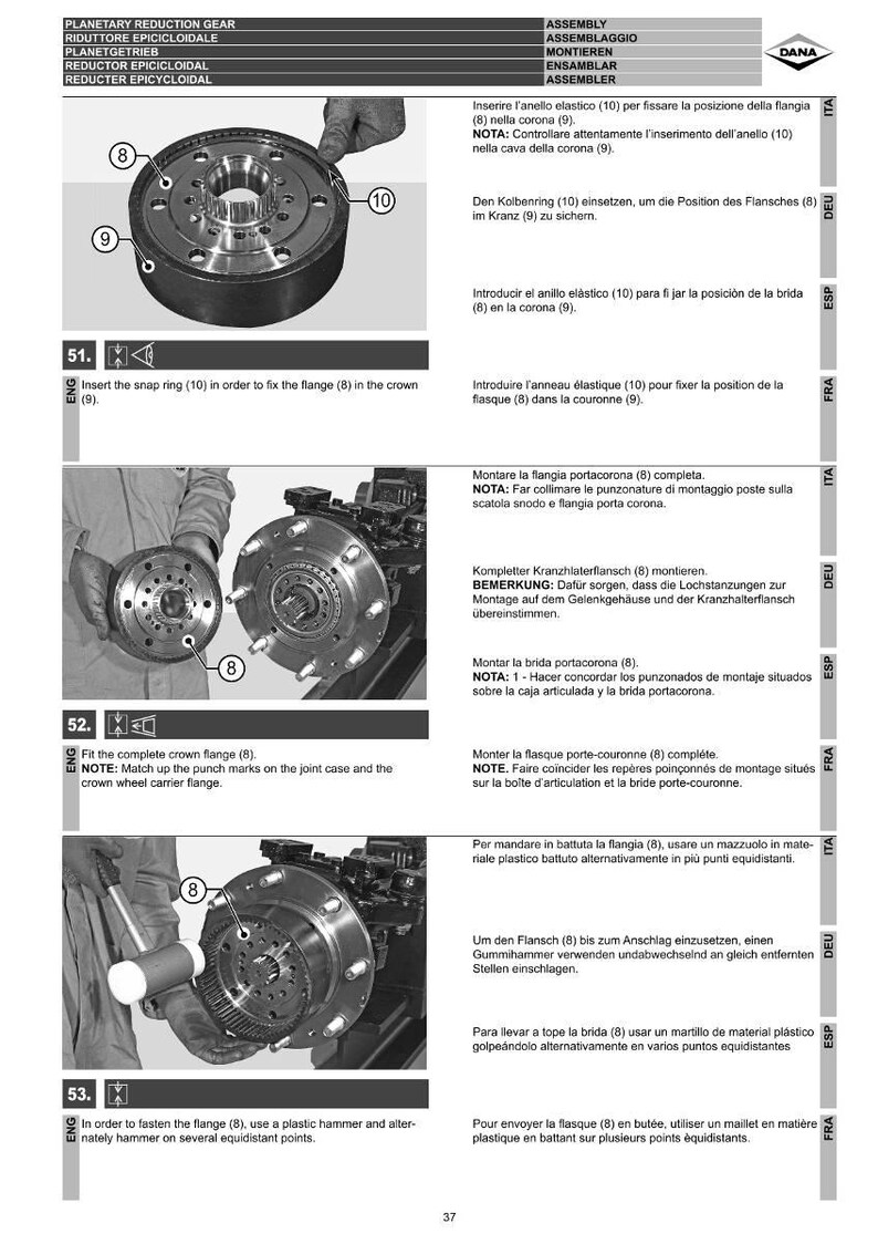 Dana 725 147 725 148 Steering axle Workshop Manual PDF | Service Repair | Instant Download image 5