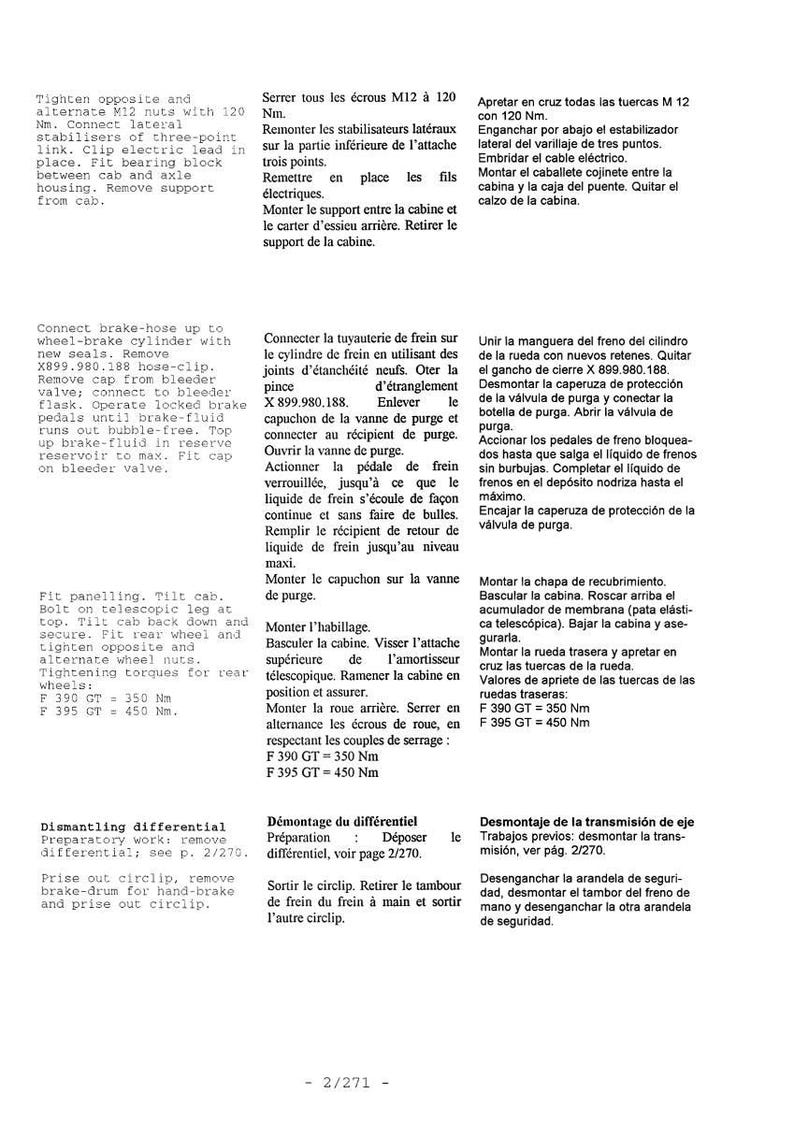 Fendt 390Gta 395gta 395gha Traktor Verkstadsmanual PDF | Service Reparation | Direkt Nedladdning bild 5