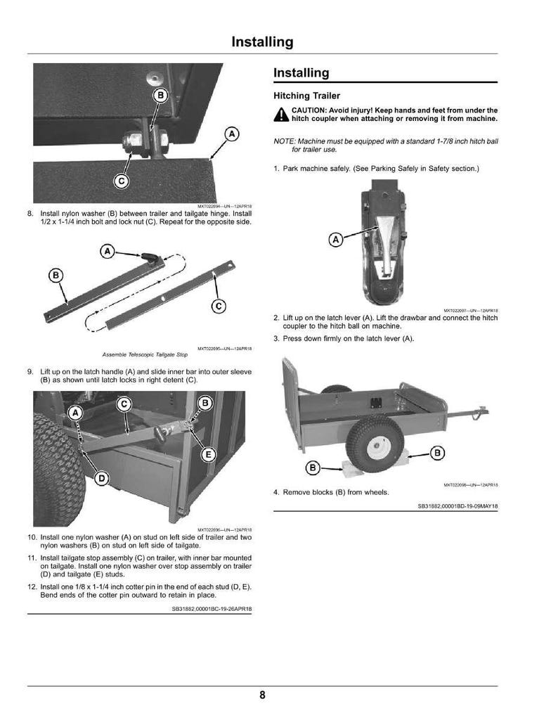 John Deere 22B gräsklipparmanual PDF | Ägarhandbok | Direkt nedladdning bild 7