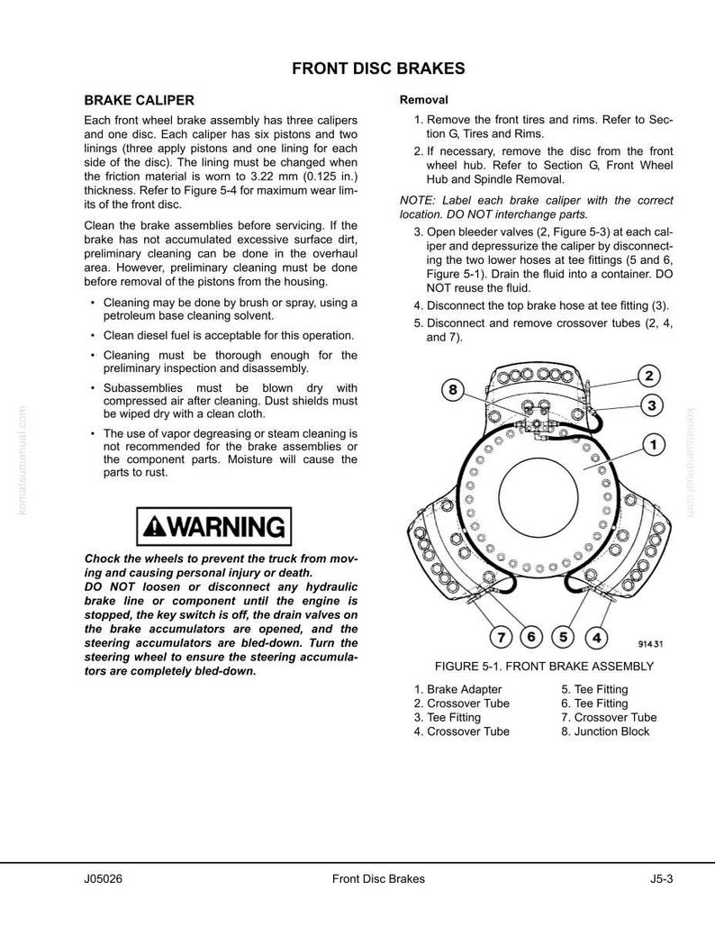 Komatsu 730E dumper servicehandbok reparation verkstad PDF nedladdning bild 8