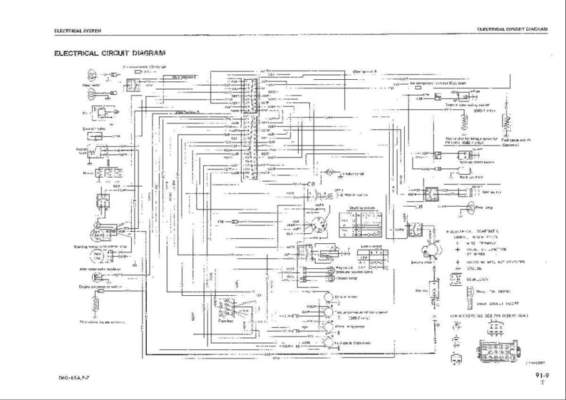 May include: A black and white electrical circuit diagram with the title "ELECTRICAL CIRCUIT DIAGRAM". The diagram features numerous lines, symbols, and text labels, illustrating the components and connections of an electrical system.