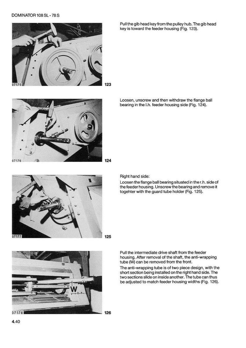 Manual de reparación en PDF / Servicio de taller / Descarga instantánea para cosechadoras Claas Dominator 78s, 78sl, 88s, 88sl, 98s, 98sl y 108s. imagen 4