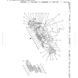 Op de afbeelding: Een gedetailleerd diagram van een connectoropstelling, gelabeld met talrijke identificatoren. De afbeelding bevat de tekst "TROUBLESHOOTING" en "CONNECTOR ARRANGEMENT DIAGRAM". Het paginanummer is 20-117.