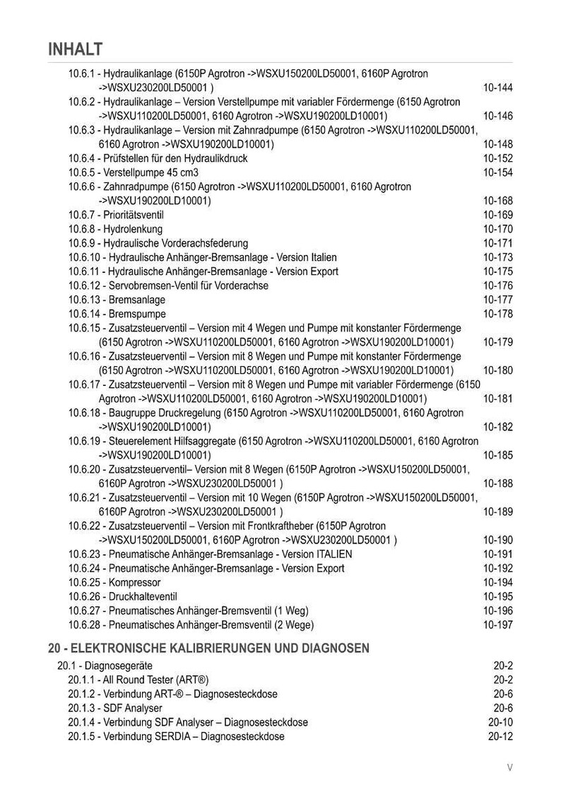 Deutz-Fahr Traktor Agrotron 6150 / 6150P, 6160 / 6160P Werkstatthandbuch | Instant PDF Download image 4