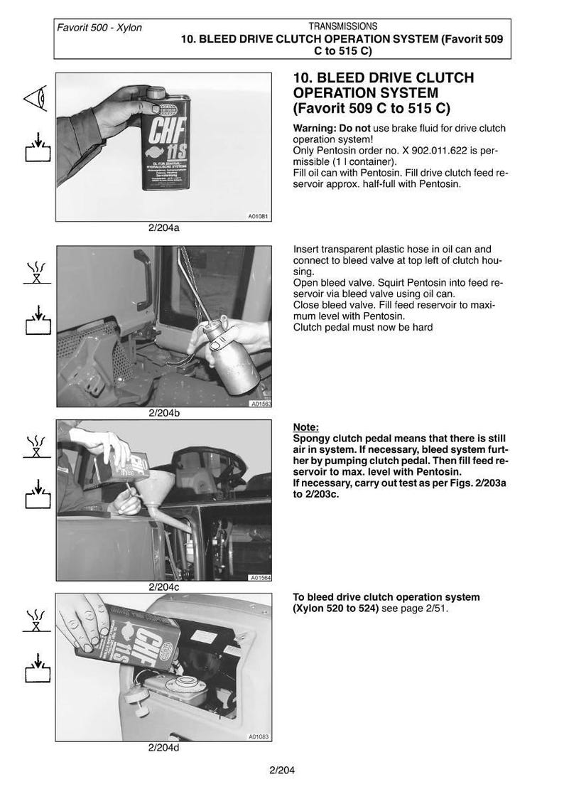 Fendt Favorit 500 xylon Transmission Workshop Manual PDF | Service Repair | Instant Download image 7