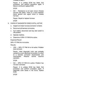 May include: A document titled 'Diagnostic Codes SA 03 - Transmission'. It details troubleshooting steps for resistance issues, including checking harness connectors and battery disconnect. The document is labelled 14-313.