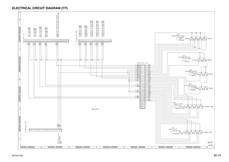 May include: An electrical circuit diagram labeled "ELECTRICAL CIRCUIT DIAGRAM (7/7)". The diagram features numerous lines, boxes, and labels, with text and symbols. The diagram is in black and white.