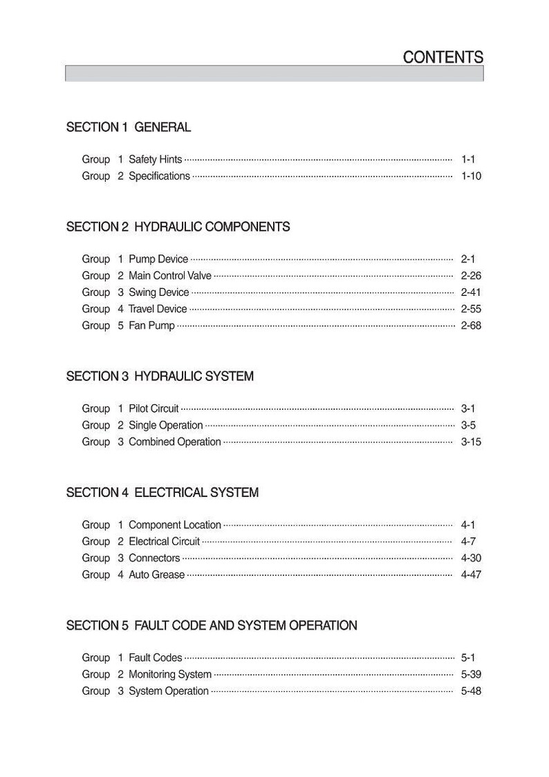 HYUNDAI HX400L Bandgrävmaskin Servicemanual | PDF | Direktnedladdning bild 1