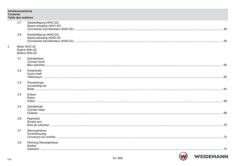 Weidemann 1370Cx50 Wheel loader Parts Manual PDF | Illustrated Catalog | Instant Download image 10