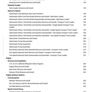 John Deere 317, 320, Ct322 Loader Repair Manual PDF | Service Workshop | Instant Download image 5