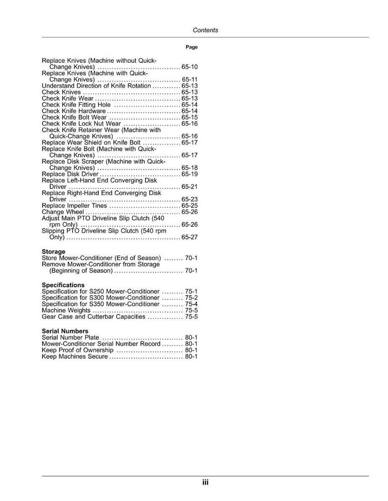Manuale d'uso/guida per tosaerba John Deere S300, S250, S350 in formato PDF / Download immediato immagine 5