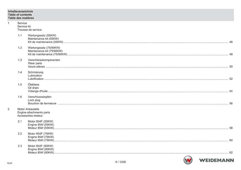 Weidemann 4080 T t4f Telescopic loader Parts Manual PDF | Illustrated Catalog | Instant Download image 9