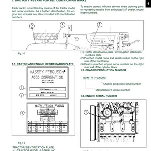 Massey ferguson 1735 1740 M Tractor Service Manual PDF | Workshop Repair | Instant Download image 11