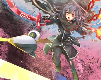 Full alt art Sky Striker Hayate Yugioh foil card