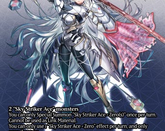 Full art Sky Striker Zero Yugioh foil card