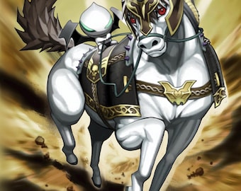 Full art Fabled Unicore Yugioh foil card