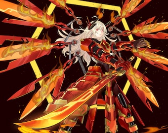 Full art Sky Striker Kagari Yugioh foil card