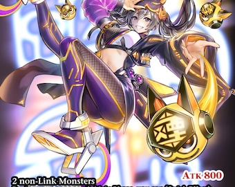 Full alt art I:P Masquerade Yugioh foil card