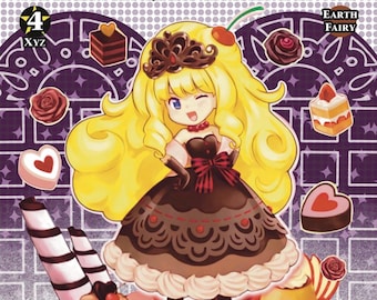 Full art Madolche Choco Yugioh foil card