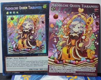 Madolche Queen Tiaramisu full art card Yugioh
