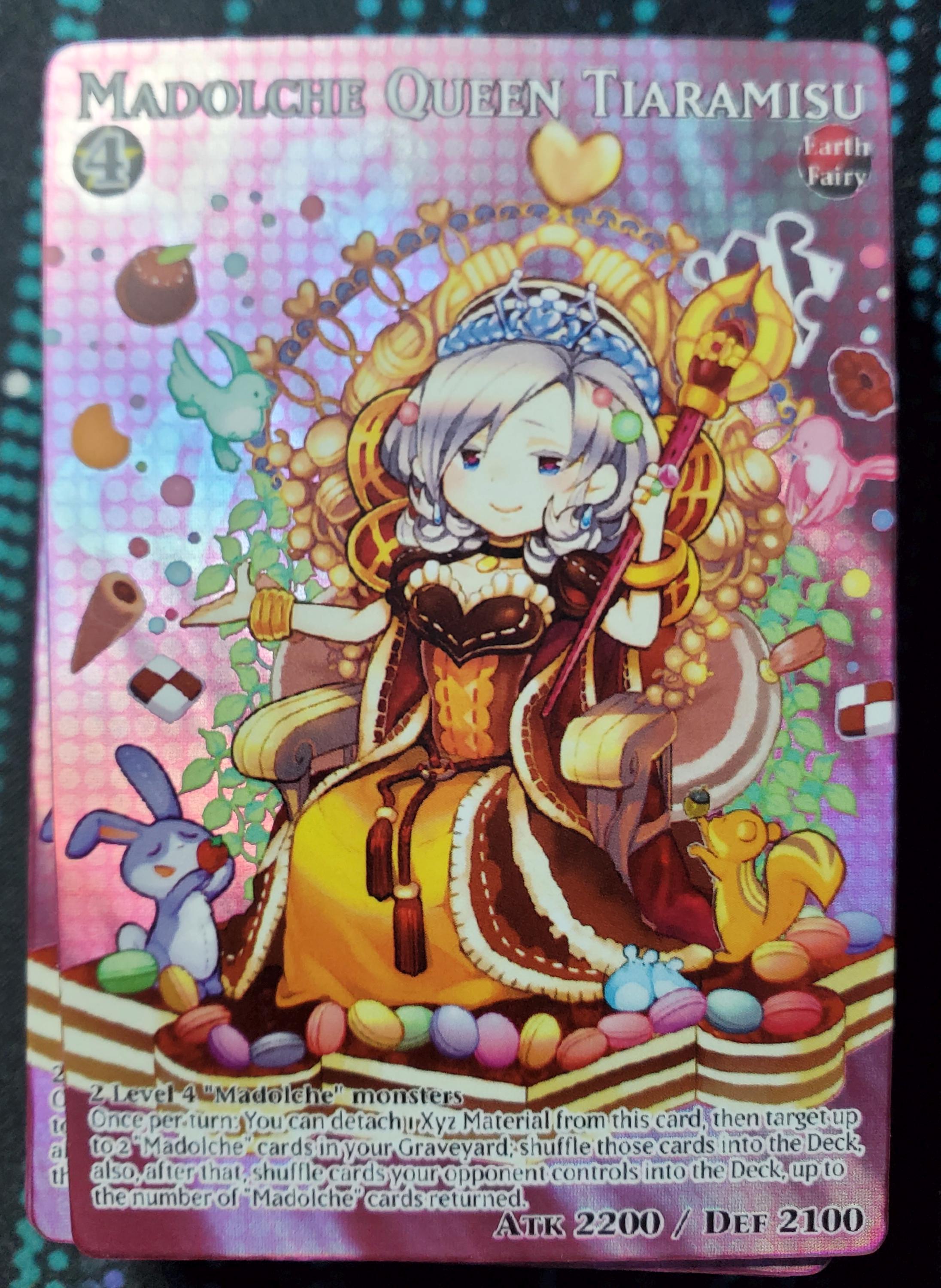 Madolche Queen Tiaramisu Full Art Card Yugioh - Etsy