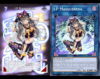 Full art I:P Masquerena Yugioh foil card