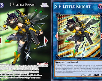 Full art SP Little Knight Yugioh foil card