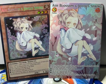 Full art Ash Blossom Yugioh alt card foil