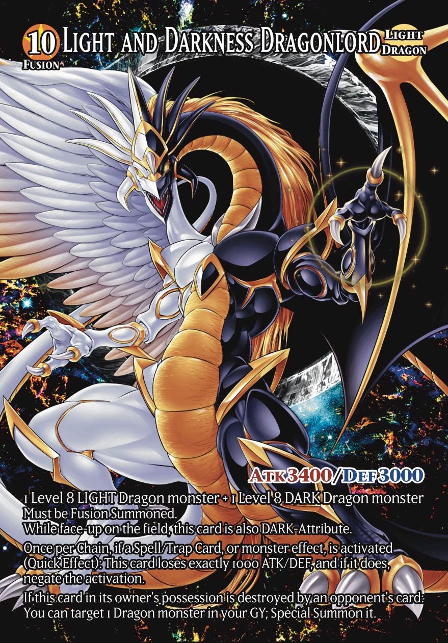 yugioh light dragon cards YU-GI-OH! - Lightpulsar (SDDC-EN001) - Structure Deck: Dragons Collide - 1st Edition 1 Level 8 LIGHT Dragon monster + 1 Level 8 DARK Dragon monsterMust be Fusion Summoned Yugioh Light and Darkness Dragon